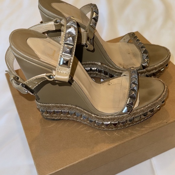 Louboutin Cataclou 140 Wedge - Picture 2 of 3